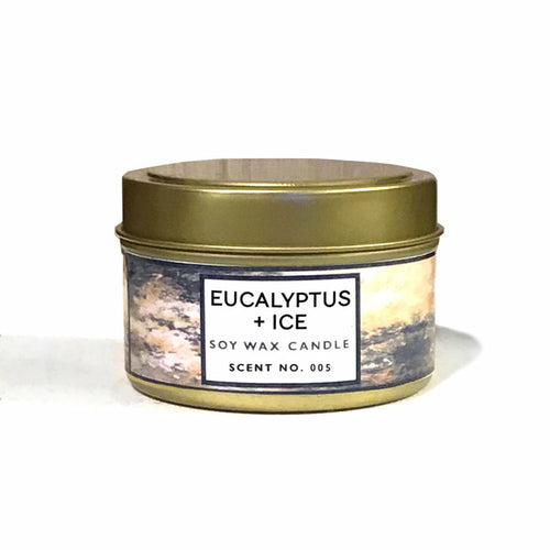 Bougie Eucalyptus + Glace — Fraîcheur & Bien-être