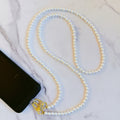 Lanière Bandoulière Perles — Accessoire Téléphone Chic