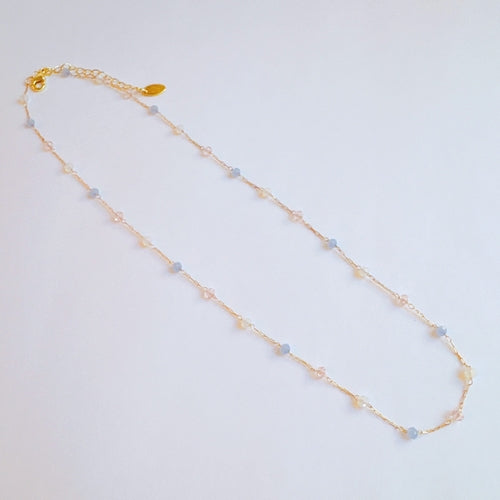 Collier Chaîne Gouttes Pastel